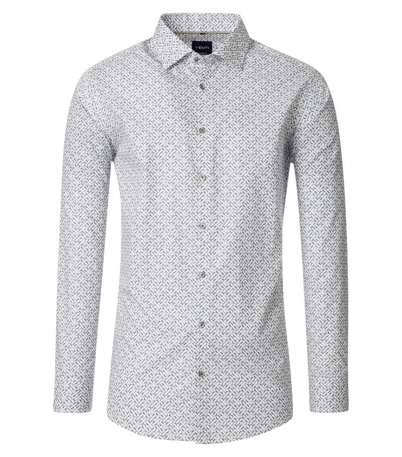 VENTI - Businesshemd braun - Gr. - 45 von VENTI