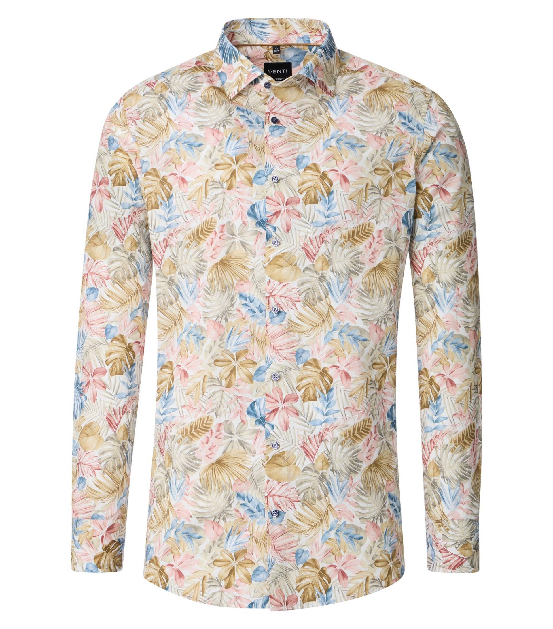 VENTI - Businesshemd rot - Gr. - 44 von VENTI