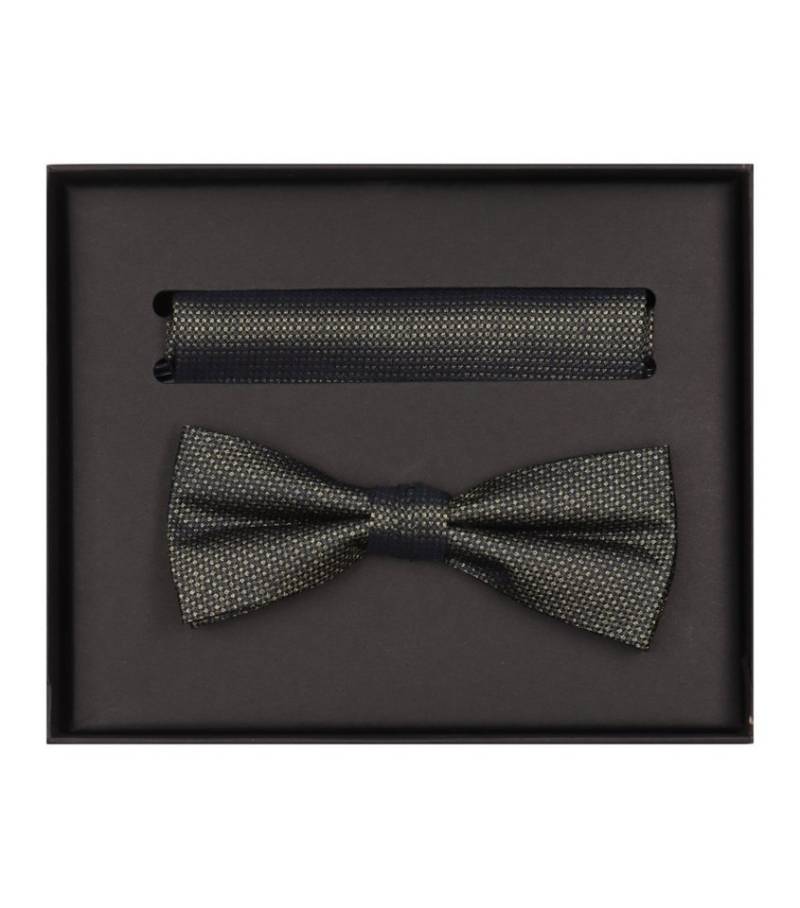 VENTI Fliege VENTI Set aus Fliege und Einstecktuch gemustert von VENTI