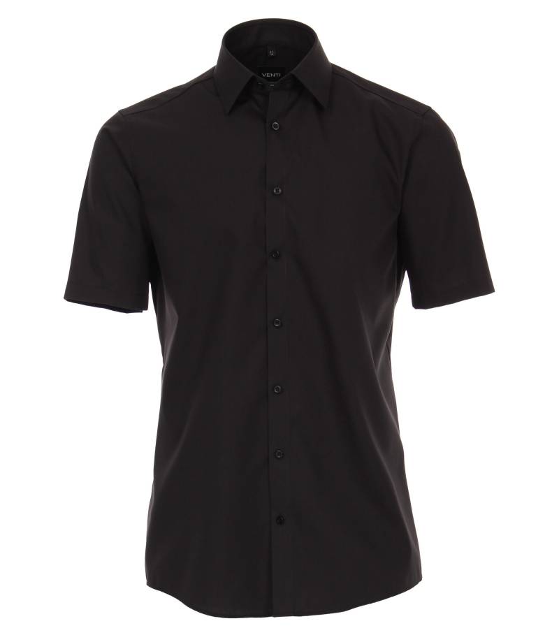 VENTI - Hemd Halbarm uninah 001620 schwarz - Gr. - 39 von VENTI