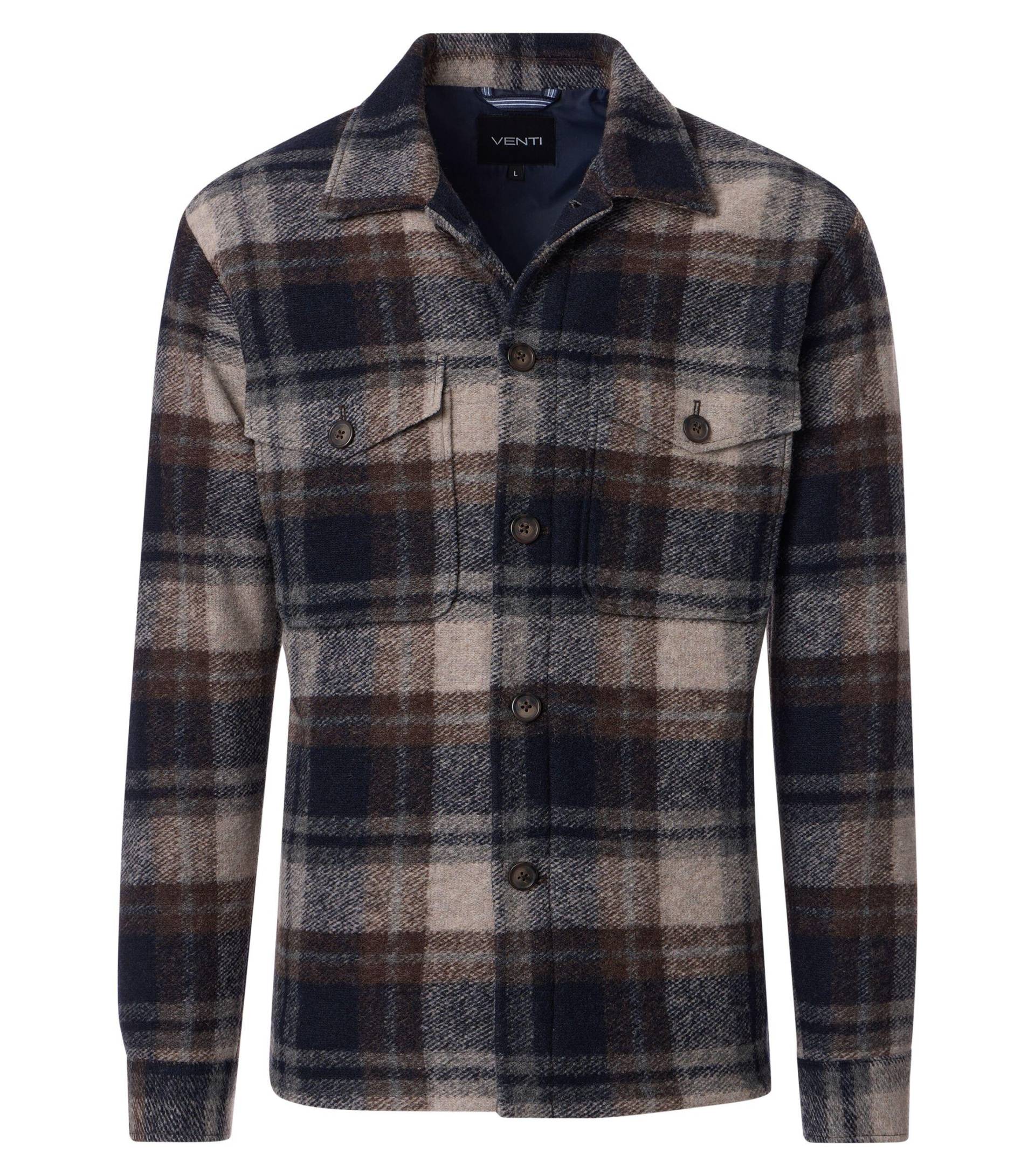 VENTI - Hemdjacke blau - Gr. - 52 von VENTI