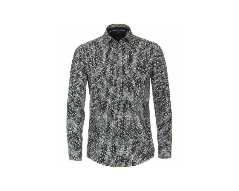 VENTI Kurzarmhemd Langarm FreizeitHemd für Herren in grün (1-tlg., keine Angabe) von VENTI