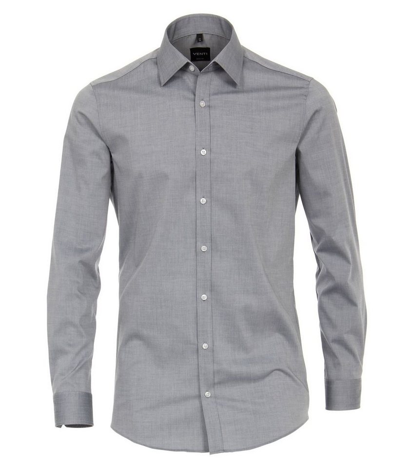 VENTI Langarmhemd Hemd unifarben slim fitKent VENTI Langarmhemd Hemd unifarben slim fitKent von VENTI