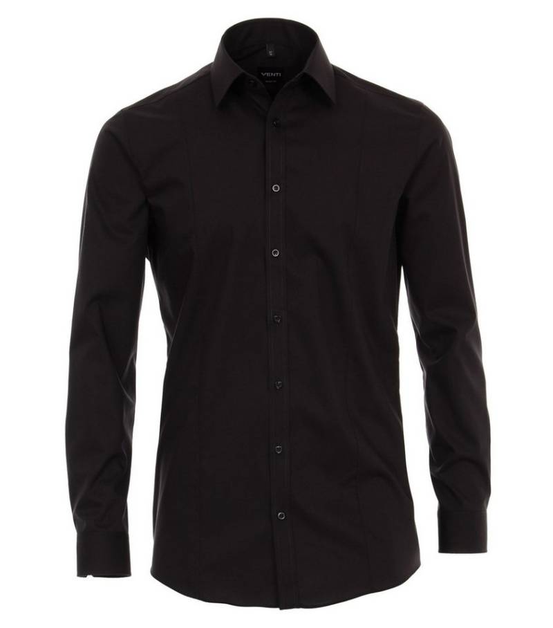 VENTI Langarmhemd Hemd unifarben slim fitKent von VENTI