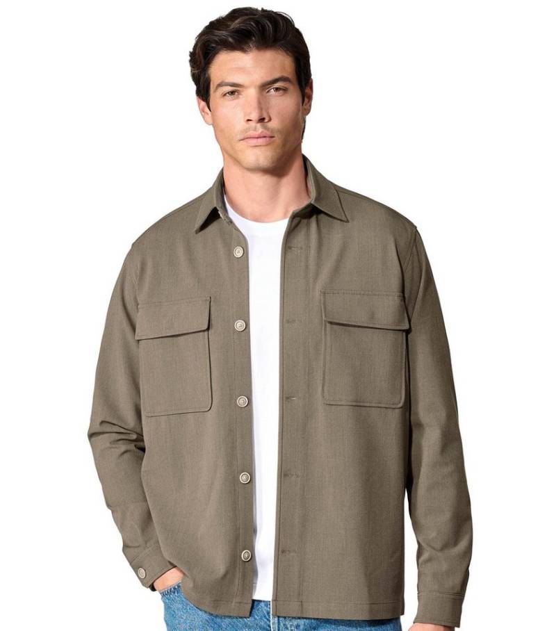 VENTI Langarmhemd VENTI Hemdjacke City uni von VENTI
