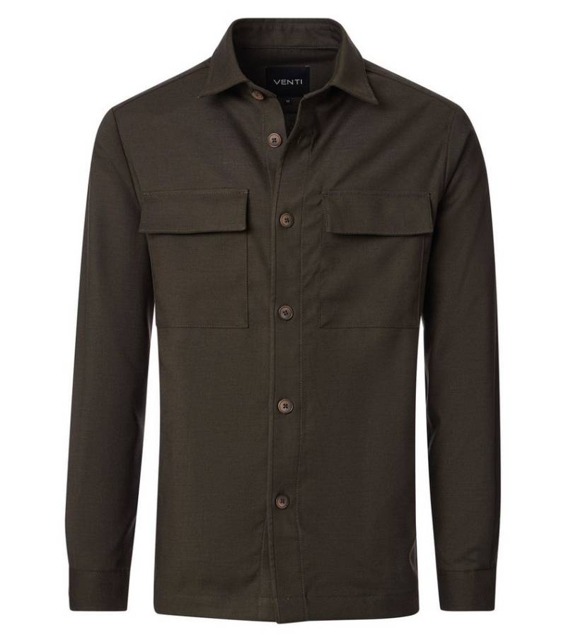 VENTI Langarmhemd VENTI Hemdjacke uni von VENTI