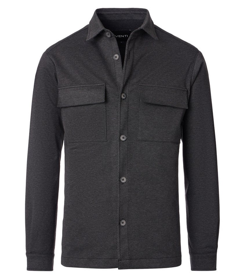 VENTI Langarmhemd VENTI Hemdjacke uni von VENTI