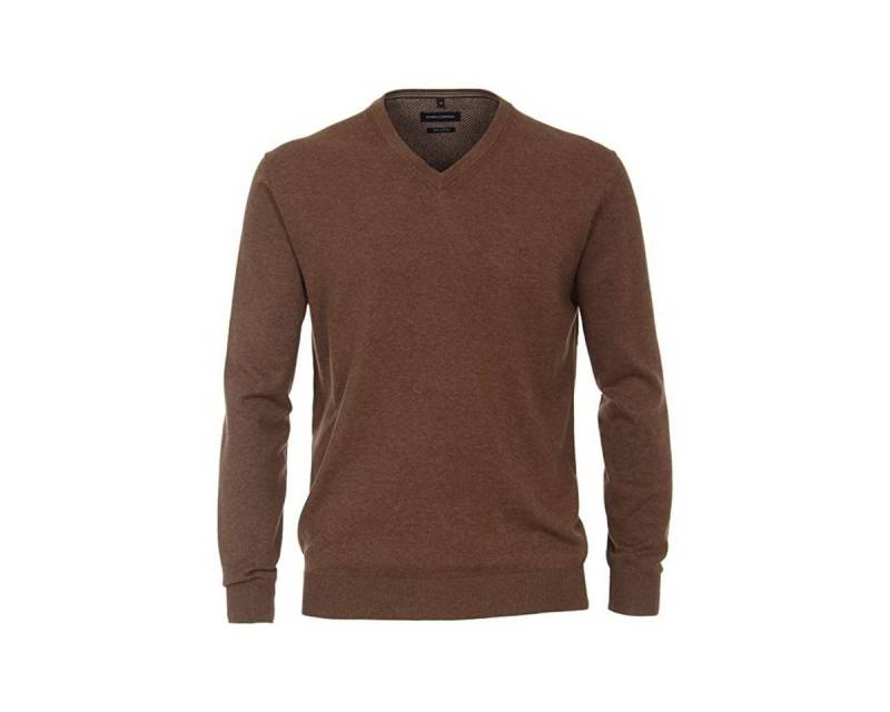 VENTI Rundhalspullover V Pullover für Herren in beige (1-tlg) von VENTI