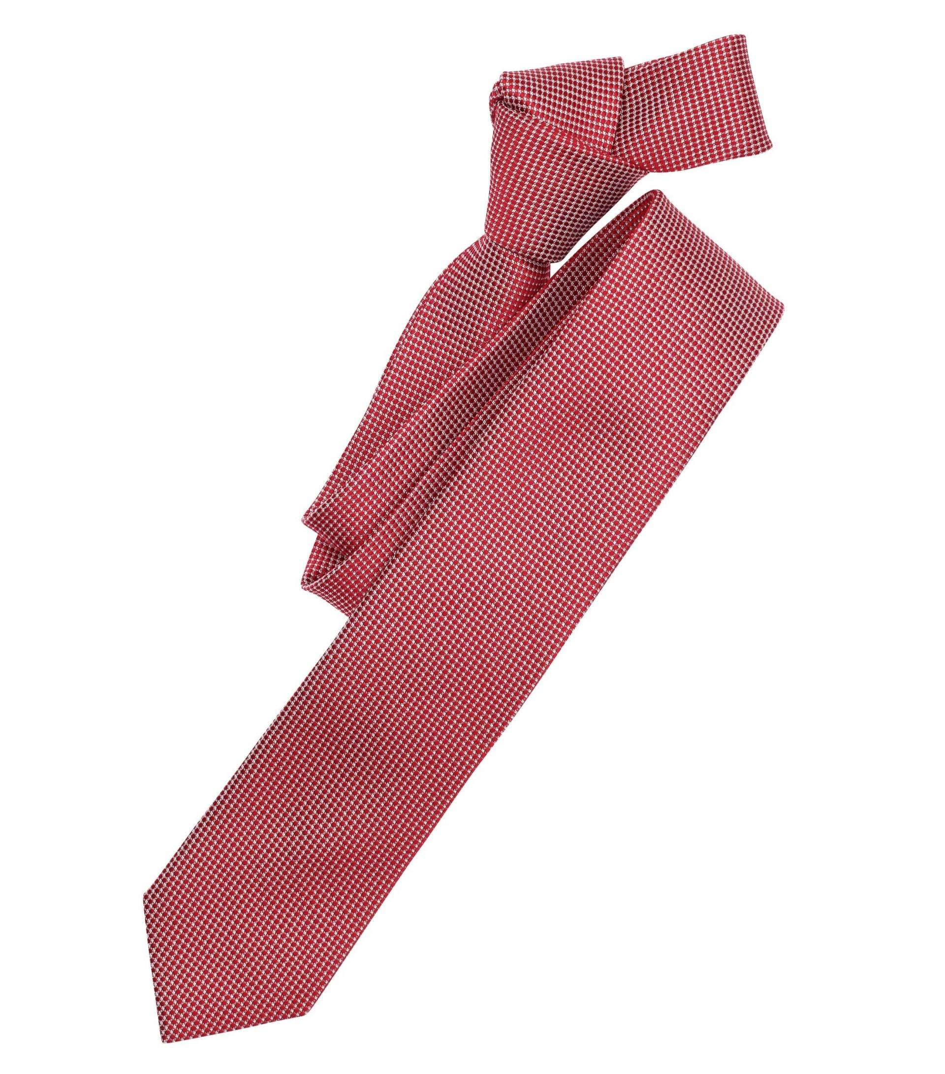 VENTI - Struktur Krawatte gemustert rot - Gr. - os von VENTI