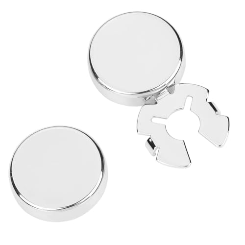 VEOIRXU 2 Pcs Knopfabdeckungen Für Herren, Vintage Manschettenknöpfe, Manschettenknöpfe Für Hochzeitsfeier runde Manschette Knopf Abdeckung Manschettenknöpfe für Herren Hochzeit formelles Hemd von VEOIRXU