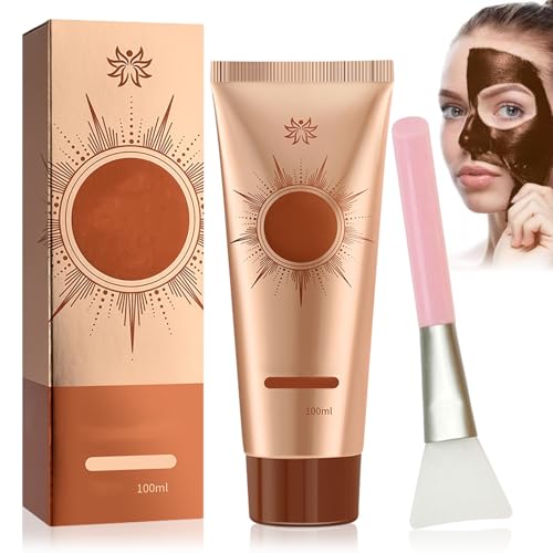 Peel off Maske zur Reduziert Dunkle Flecken,Aufhellende und Fleckenentferner Gesichtsmaske, Gesichtsmasken für Frauen,Parowu Herbal Spots Peel-Off-Gesichtsmaskefür strahlende Haut von VEQENIFY