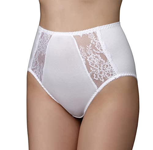 VERALLY 2er Pack Taillenslip high-Waist | mit breiter, weicher Spitze | hohe Taille | Unterwäsche Damen, Unterhose | Dessous, Lingerie | VERALLY 2er Pack Taillenslip high-Waist | mit breiter, weicher Spitze | hohe Taille | Unterwäsche Damen, Unterhose | Dessous, Lingerie | von VERALLY