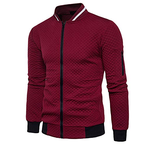 VERAVANT Herren Bomberjacke Strick Mantel Sweatshirt Mantel von VERAVANT