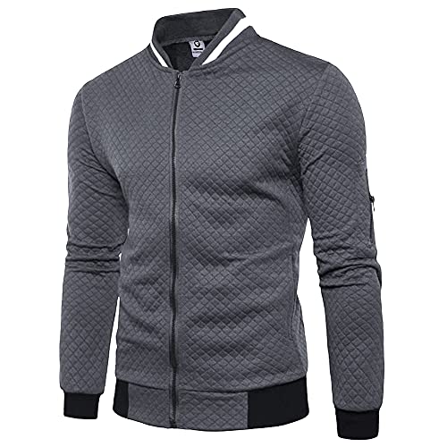 VERAVANT Herren Bomberjacke Strick Mantel Sweatshirt Mantel von VERAVANT