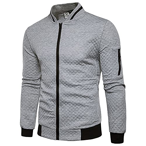 VERAVANT Herren Bomberjacke Strick Mantel Sweatshirt Mantel von VERAVANT