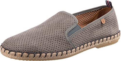 VERBENAS Herren Slipper Schuhe Tom Hole Slipper Textil Freizeit Elegant Slip-Ons Uni Tom Herren Slipper beige von VERBENAS