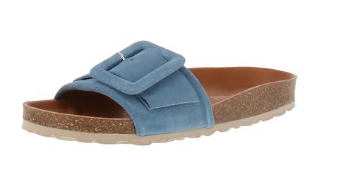 VERBENAS 3304020268 Reiko Velour - Damen Pantolette - Iris, Größe:40 EU von VERBENAS