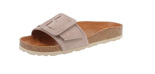 VERBENAS Sandalen Reiko Velour Piedra - Größe: 38 von VERBENAS