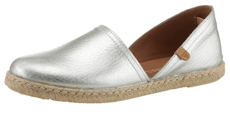VERBENAS CARMEN NUCLEO METAL Espadrille, Slipper, Sommerschuh, Strandschuh im Metallic Look von VERBENAS