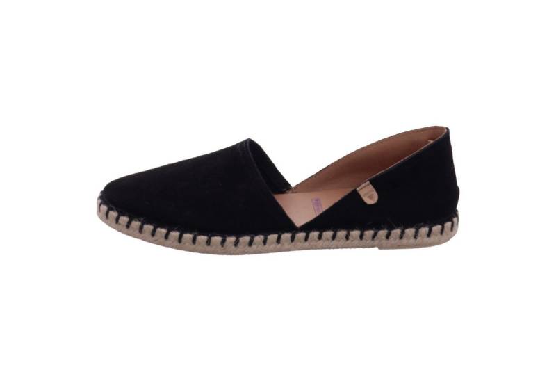 VERBENAS CARMEN SERRAJE NEGRO Slipper von VERBENAS