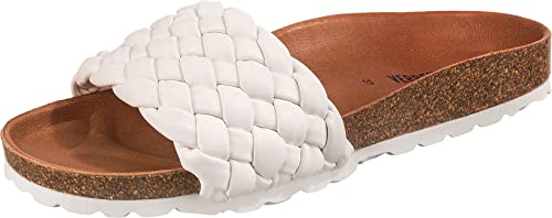 VERBENAS Sandalen Rica Trenza Soft Blanco - Größe: 39 von VERBENAS