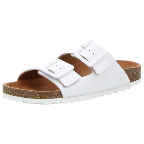 VERBENAS Damen Pantoletten Randell Blanco Gr. 38 von VERBENAS