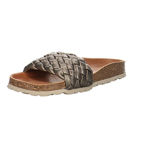 VERBENAS Sandalen Rica Trenza Soft Metal Plomo - Größe: 42 von VERBENAS