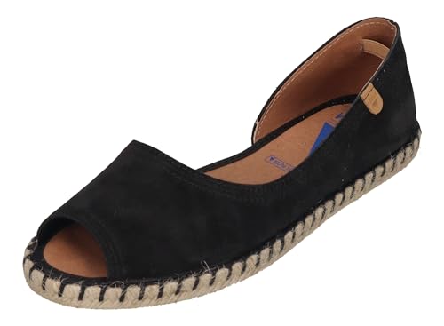 VERBENAS Espadrilles Cruz Serraje Negro - Größe: 40 von VERBENAS