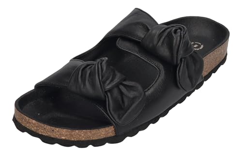 VERBENAS Damenschuhe Pantoletten RAIN ecobrush negro, Größe:40 EU von VERBENAS