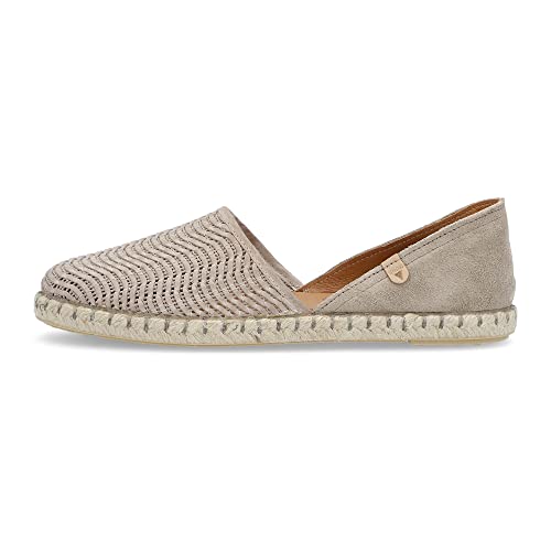 VERBENAS Espadrilles Carmen Lato/Serraje Piedra - Größe: 39 von VERBENAS