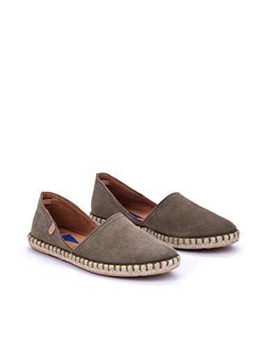 VERBENAS Espadrilles Carmen Serraje Kaki - Größe: 38 von VERBENAS