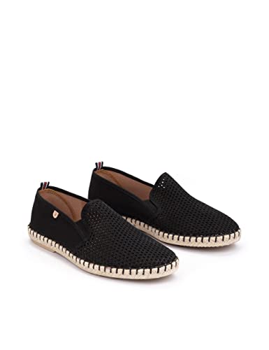 VERBENAS Espadrilles Tom Rejilla-Paris Negro - Größe: 40 von VERBENAS