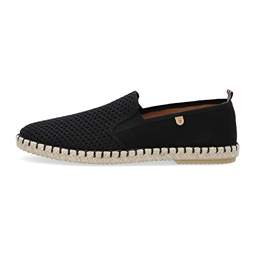 VERBENAS Espadrilles Tom Rejilla-Paris Negro - Größe: 41 von VERBENAS