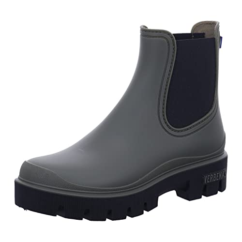 VERBENAS Rain Boots Mae Mate Kaki-negro - Größe: 37 von VERBENAS