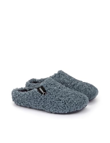 VERBENAS Hausschuhe York Curly Jeans - Größe: 41 von VERBENAS