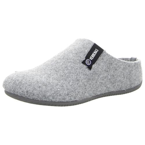 VERBENAS Hausschuhe York Fieltro Pet Gris - Größe: 39 von VERBENAS
