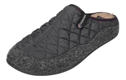 VERBENAS Herren Hausschuhe Earth SAVENA PICOS Antracita, Größe:43 EU von VERBENAS