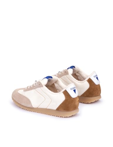 VERBENAS Sneakers One Nylon/Serraje Cream/Bronzo - Größe: 38 von VERBENAS