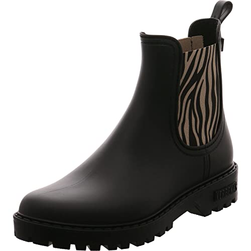 VERBENAS Rain Boots Gaudi Mate Animal Negro-tigre - Größe: 38 von VERBENAS