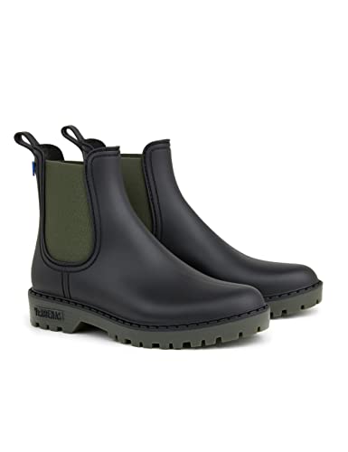 VERBENAS Rain Boots Gaudi Mate Negro-kaki - Größe: 38 von VERBENAS