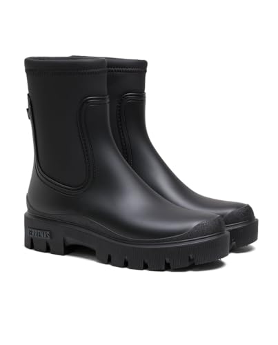 VERBENAS Rain Boots Muki Mate Gomato Negro von VERBENAS