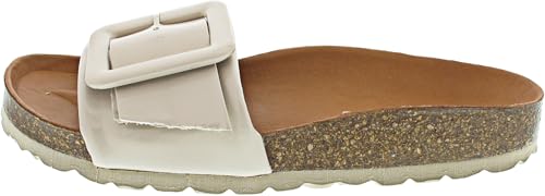 VERBENAS Reiko Lak Pantolette Beige von VERBENAS