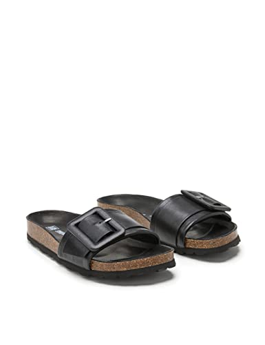 VERBENAS Sandalen Reiko Ecobrush Negro - Größe: 41 von VERBENAS