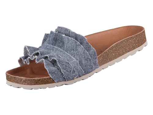 VERBENAS Rocio 3300620243 Denim Volante Volante Blau (Denim), 38 von VERBENAS