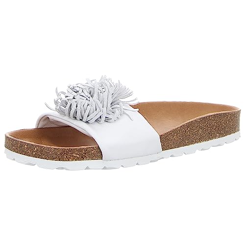 VERBENAS Sandal Reina Ecobrush Blanco - Größe: 40 von VERBENAS