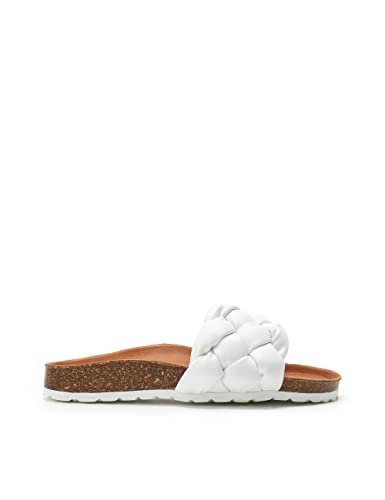 VERBENAS Sandalen Rai Trenza Soft Blanco - Größe: 36 von VERBENAS