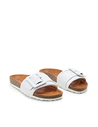 VERBENAS Sandalen Reiko Ecobrush Blanco - Größe: 40 von VERBENAS