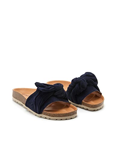 VERBENAS Sandalen Roxy Velour Marino - Größe: 39 von VERBENAS