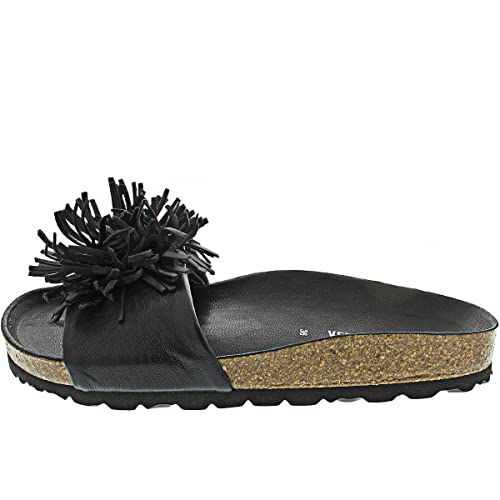 VERBENAS Sandal Reina Ecobrush Negro - Größe: 38 von VERBENAS