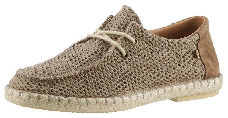 VERBENAS TRUMAN BUZZBEE Bootsschuh, Espadrilles, Sommerschuh, Schnürschuh mit Juterahmen von VERBENAS